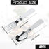 2pcs Folding Spoon & 2pcs Foldable Forks for Thermos Funtainer 10oz Food Jars, Portable Replacement Stainless Steel Spoons Forks for Travel Camping Picnic Outdoor Activities by BOXOB