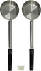 Stainless Steel Portion Control Serving Spoon, Pack of 2, 6 oz Solid