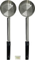 Stainless Steel Portion Control Serving Spoon, Pack of 2, 6 oz Solid