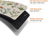 LOKHOM Dish Drying Mat, 12"x20" Absorbent Coffee Bar Mat with Vintage Sage Flower Herbs for Kitchen Counter