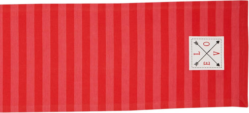 DII Valentine's Day Table Top Collection, Table Runner, 14x72, in Love