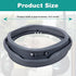 MDS47123608 Washer Door Gasket Boot Seal Compatible with LG Kenmore Washing Machine, Replaces WM8000HVA/HWA, WM8100HVA