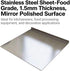YICORIP (19.7 15.7 Stainless Steel Cutting Boards for The Kitchen, Suitable for Meat, Fruits, Vegetables, Bread