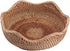 Handmade Rattan Round Fruit Basket, Food Storage Bowls Kitchen Organizer Snack Serving Bowl (Small 8.7", Boho Home