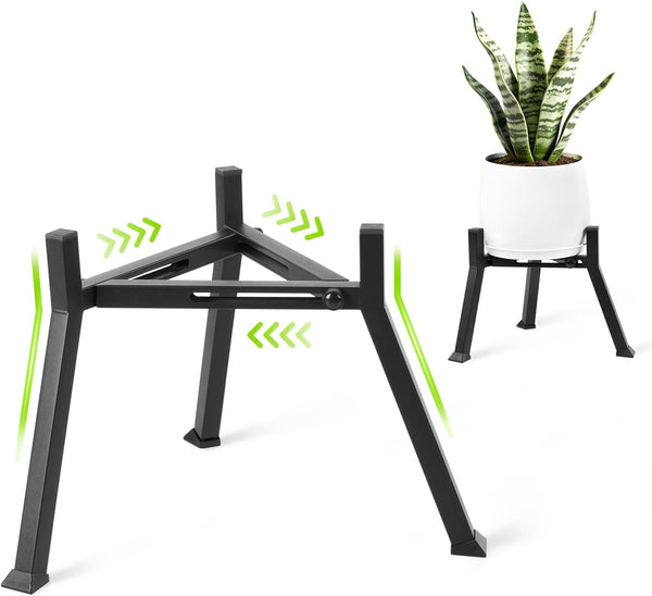 Metal Plant Stand Indoor Outdoor- Anti-Rust Metal Plant Stand, Stable Corner Plant