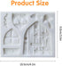 SK 3D Fairy House Christmas Silicone Fondant Mold for Cake Decorating and Pastry