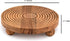 EDHAS Set 2 (6" 6" 1.5") Pedestals Acacia Wood of Round Pedestal Riser Board for Display, Farmhouse Dcor Displays Your