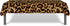 Rectangular Polyethylene (PE) Tablecloth, 54 x 87 Inch, Leopard Print, 2 Pack