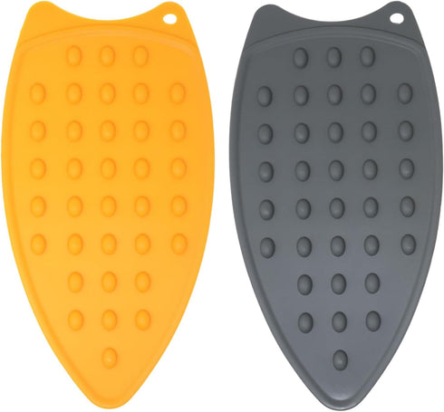 yueton 2PCS Thickened Silicone Electric Iron Mat, Heat-Resistant Ironing Board Mat for Travel Families
