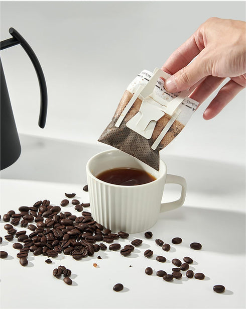 100PCS Coffee Filter Bags, Disposable Portable Drip Coffee Filters for Home, Travel, Camping, and Office