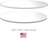 Cake Decorating Acrylic Disk Set of 2 for Buttercream Icing, 8.50" with 3/16" Thickness