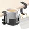 Desk Cup Holder Clamp - Large Anti-Spill Drink Holder, Easy Install for Coffee Mugs, Water Cups