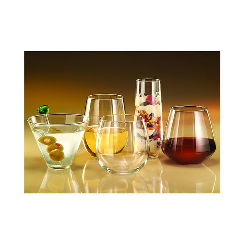 Libbey Glassware Stemless White Wine Glass, 17 oz. - Pack of 12
