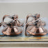 Suction Cup Hooks, 4-Pack Vacuum Wreath Hangers for Flat Smooth Wall Surface in Copper