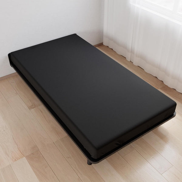 Cot Sheets 30" x 80", Fitted Mattress Sheet for Narrow Twin, Camping Cot, Super Soft Microfiber, Black
