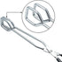 10-Inch Kitchen Scissor Tongs, Stainless Steel Cooking Tongs