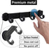 Magnetic BBQ Tool Rack, Universal Fridge Organizer with 4 Adjustable Hooks for Hanging Kitchen Utensils