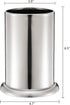 ZEAYEA 6 Pack Stainless Steel Straw Holder, Countertop Straw Dispenser, Drinking Straw Organizer Container for Store, Restaurant, Bar, Home, Kitchen Organizer for Spoons Forks Cutlery Gadgets