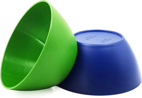 Plastic Bowls Set of 12, Unbreakable 6-inch Cereal/Soup/Salad Bowls, Microwave/Dishwasher Safe, BPA Free
