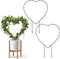 2 PCS Small Trellis for Potted Plants Outdoor Indoor, Metal Stackable Garden