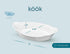 Kook Au Gratin Baking Dishes, Set of 6 Mini Casserole Dish, 12 oz, Oven & Microwave Safe, Marshmallow White