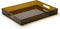 ATZYmolin 16"x12" Large Acrylic Serving Tray Decorative Ottoman Coffee Table Vanity Tray