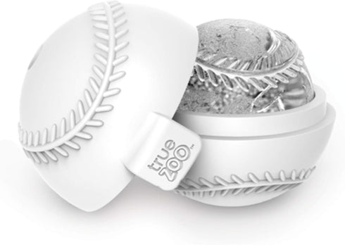True Zoo Baseball Ice Mold, Silicone Ice Sphere Maker, Set of 1, White, Dishwasher Safe