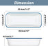 12 4.5 Inches Webake Large Enamel Bread Pan, Long Banana Bread Loaf Pan for Baking, Non-Stick Rectangle Cake Pan