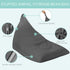 50"x 35" Aubliss Stuffed Animal Storage Bean Bag Chairs Cover, Extra Large Velvet Bean Bags Chair for Kids & Adults