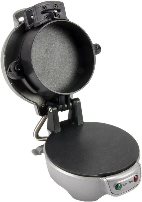 Hamilton Beach Breakfast Sandwich Maker with Egg Cooker Ring, Perfect for English Muffins, Croissants, Silver (25475)
