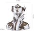 BrownLove Silver Ceramic Face Vase, Modern Silver Decorative Art Vase, Bookshelf Placed On The Desktop, Small Living
