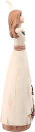 Pavilion Gift Company Simple Spirits 41007 Figurine, 7-1/2-Inch, White, Green, Tan