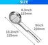 TBWHL Multi-functional Hot Pot Fat Skimmer Spoon – Stainless Steel Fine Mesh Food Strainer for Skimming Grease, DIA 4.4"