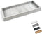 Small 7.7" Silicone Countertop Tray - Kitchen Sink Tray for Soap Bottles, Key Trinket Ring, Shatterproof Flexible Design