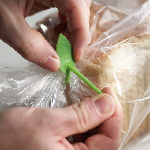 Trudeau Silicone Tie Wraps, 8 Ct, Green (0999030)