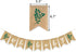 Greenery Baby Shower Banner, Eucalyptus Leaves Burlap Garlands for Gender Neutral Party Decoration