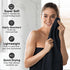 Set 4 Pack, 30 60 Inch, HOMEXCEL Waffle Bath Towels Premium Microfiber Bathroom Towels, Lightweight, Highly Absorbent