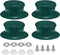 uxcell 4pcs Replacement Knob for Pot Pan Lids, Plastic Cover Holding Handles for Skillets, Kitchen Cookware, Green
