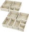 Fordonral 12 Pack Drawer Organizer Clothes, Foldable Fabric Dresser Organizer Closet Organizers