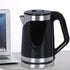 Double Wall Stainless Steel Electric Kettle, 900W Automatic Power Off, 2L Capacity for Home & Office, Black