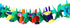 KESOTE 3 Pack Tropical Paper Flower Garland, 30FT Tissue Flower Banner for Hawaiian Summer Tiki Bar Party Decor