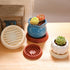 Kirmoo 6 Pack,Small 2inch 2.5inch 3inch 4inch 2~2.5 Inch Plant Saucers Flower Pot Drip Trays Plastic Plant Trays