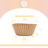 qiqee 300 Count Jumbo Cupcake Liners Natural Muffin Liners Food Grade Jumbo Size Baking Cups Paper No Smells(Large Size) by qiqee