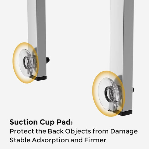 3-Tier 4 ODesign Over The Door Shower Caddy, Adjustable Hanging Shower Caddy with Soap Holder & Hooks, Rustproof