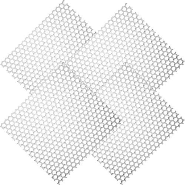 Trolleyshop 4pcs Dryer Vent Grill Bird Guards, Bathroom Exhaust Vent Covers, Customized Size Inserts