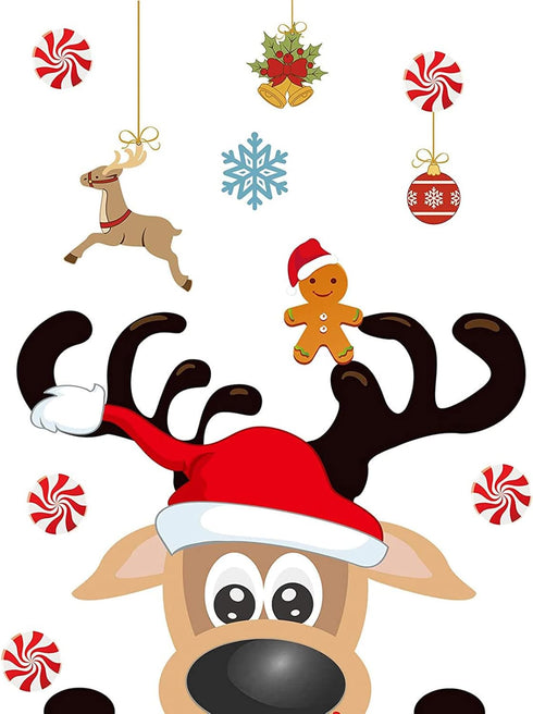 24 Pcs Christmas Magnet Party Decoration, Animated Christmas Fridge Magnet Set, Holiday Decorations for Fridge, Door