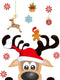 24 Pcs Christmas Magnet Party Decoration, Animated Christmas Fridge Magnet Set, Holiday Decorations for Fridge, Door