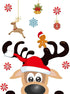 24 Pcs Christmas Magnet Party Decoration, Animated Christmas Fridge Magnet Set, Holiday Decorations for Fridge, Door