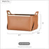 Decorative Small Faux Leather Basket, Set of 2 Brown Collapsible Rectangle Tray Organizer Box for Entryway, Bedside,