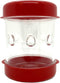 The Negg Boiled Egg Peeler, Red